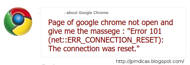 android chrome err_connection_reset