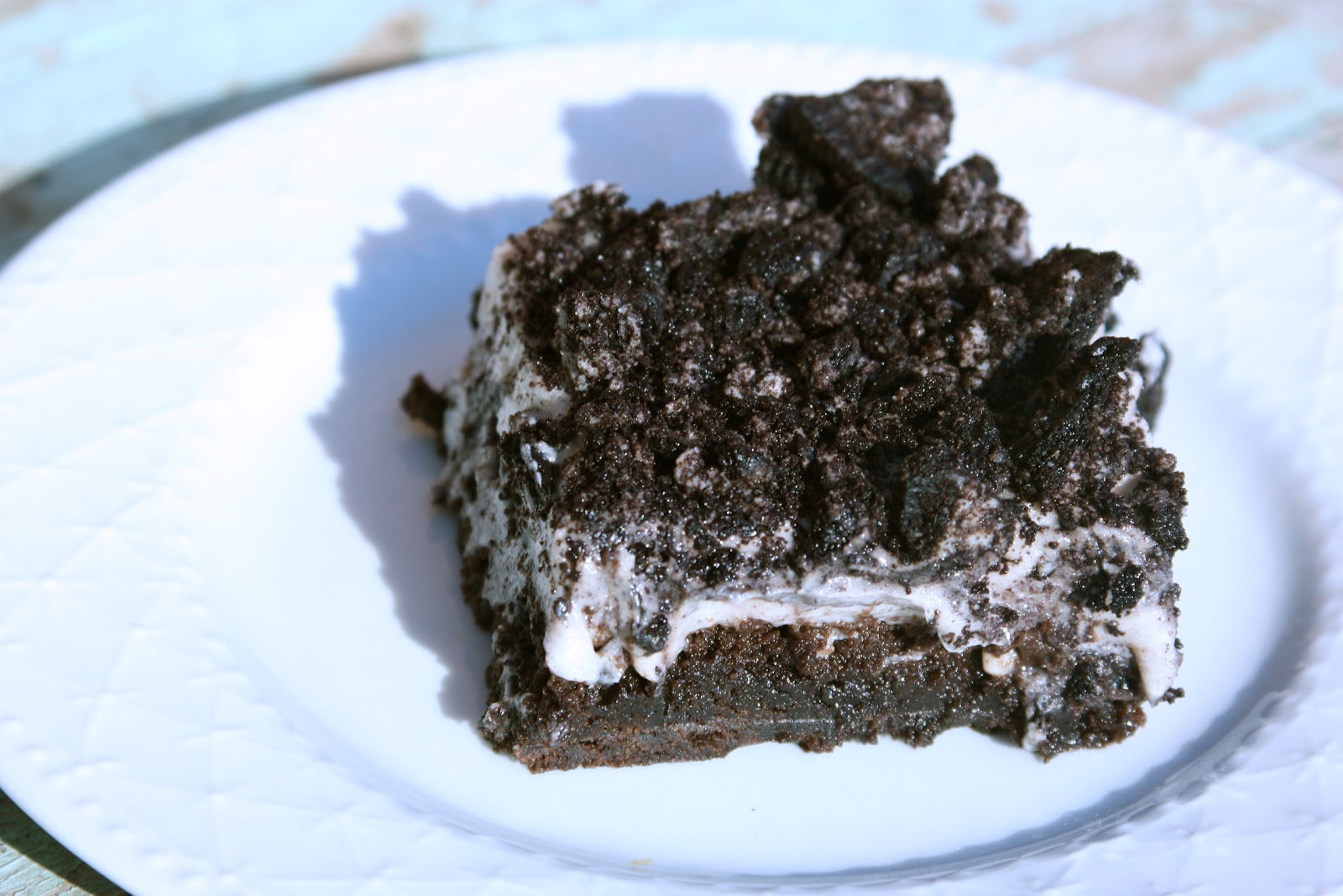 My Recipe Box Oreo Pudding Poke Cake