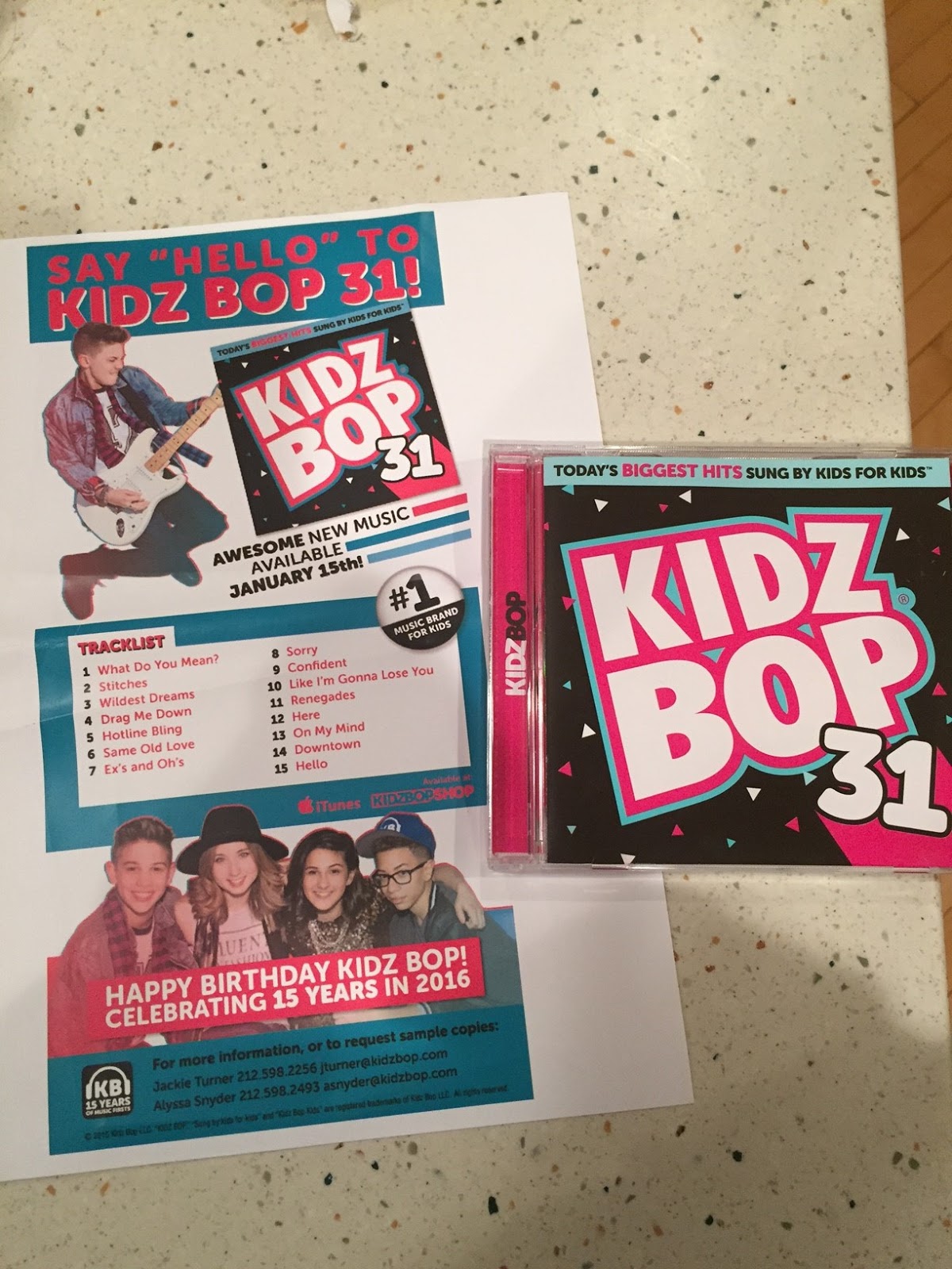 Bopping Away the Winter Blues with Kidz Bop 31 {Review} kidzbop31