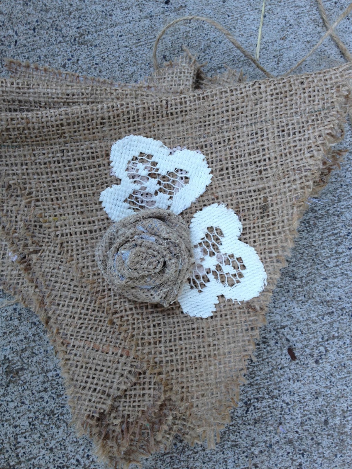 Burlap Wedding Banners