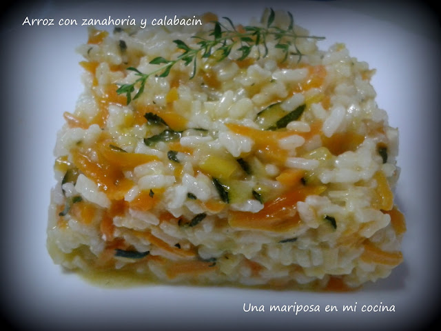 Arroz Con Zanahoria Y Calabacin
