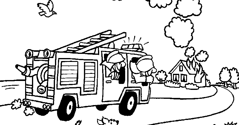 Malvorlagen Gratis MALVORLAGEN FEUERWEHR