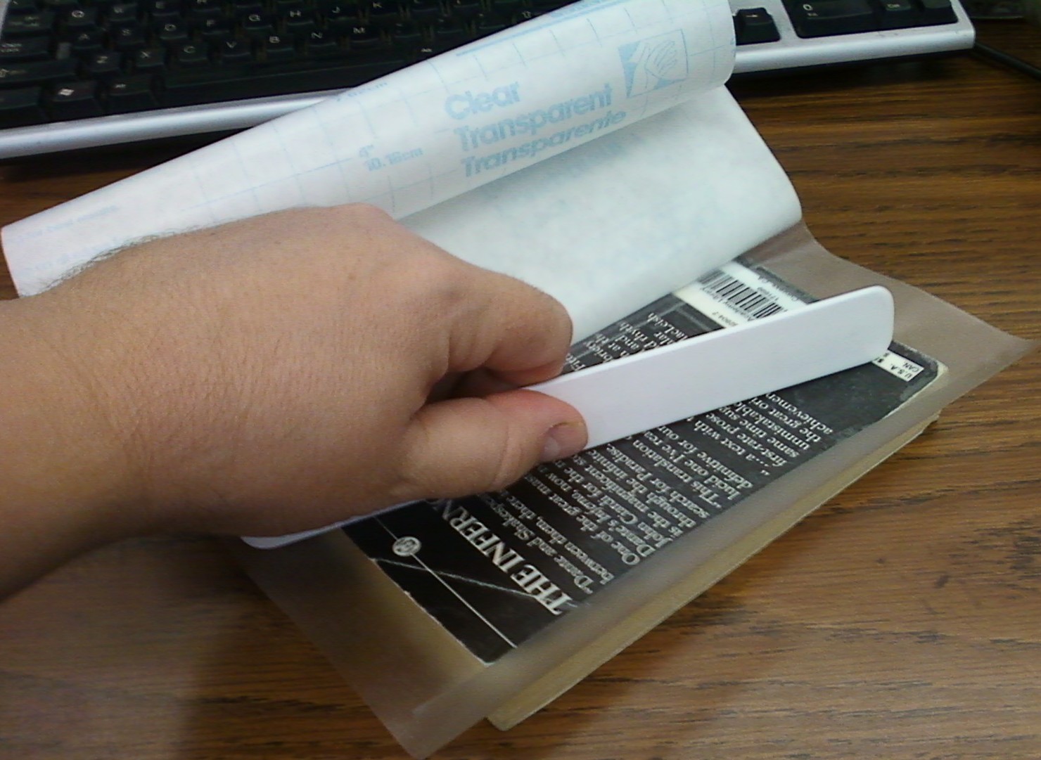 Smells Like Library: BOOK PROCESSING : Covering Paperbacks With