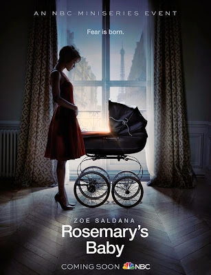 rosemary's baby miniseries poster featuring zoe saldana