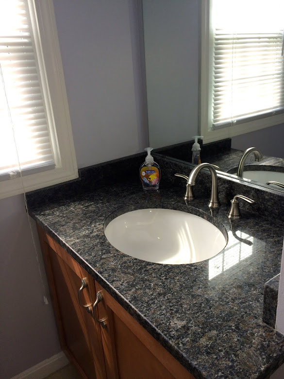 Upstairs Bathroom with tub