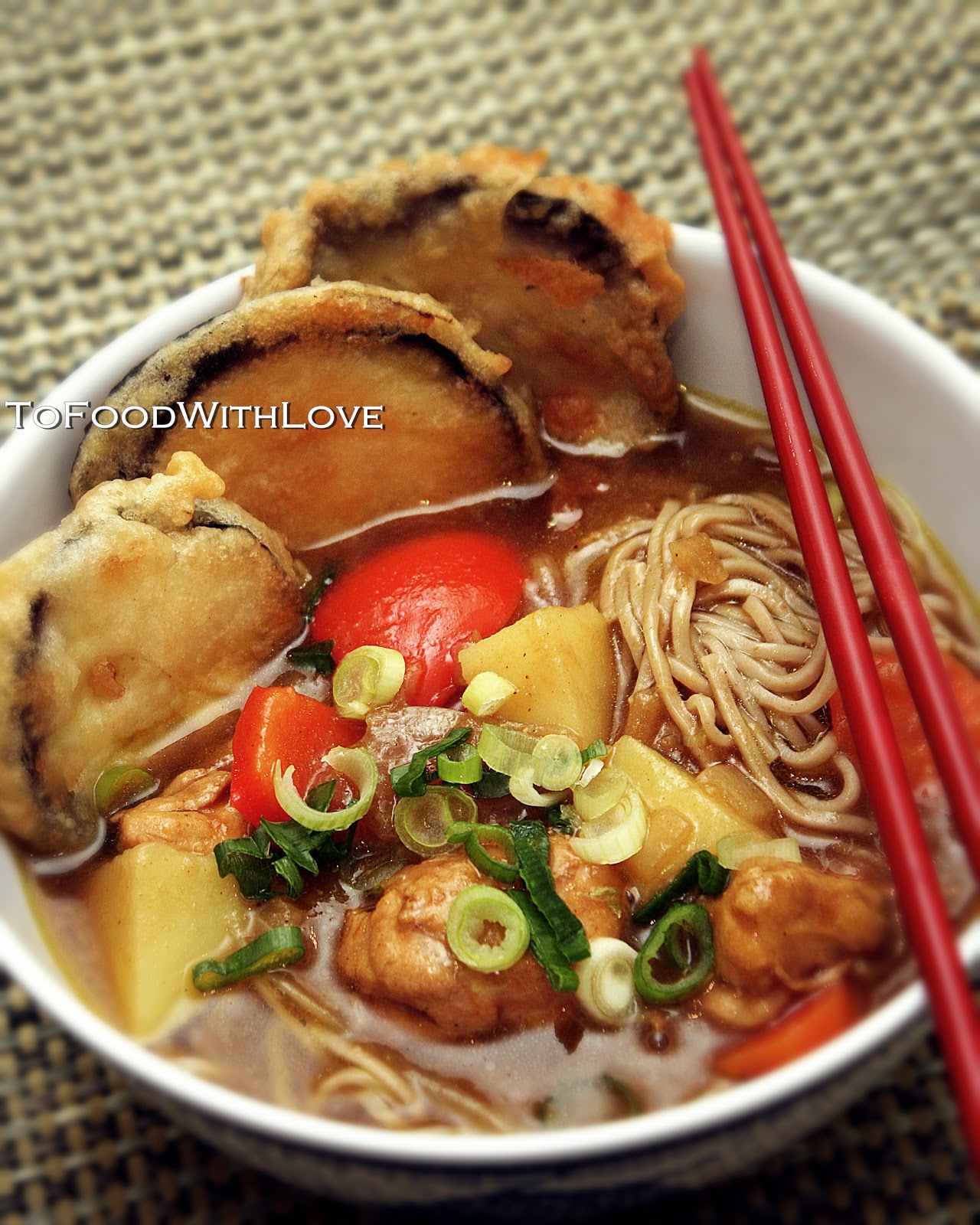 To Food with Love Japanese Curry Soba Noodles