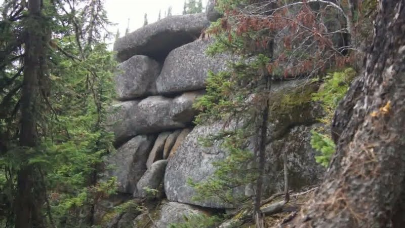 Hidden and little known places Gornaya Shoria megaliths,southern