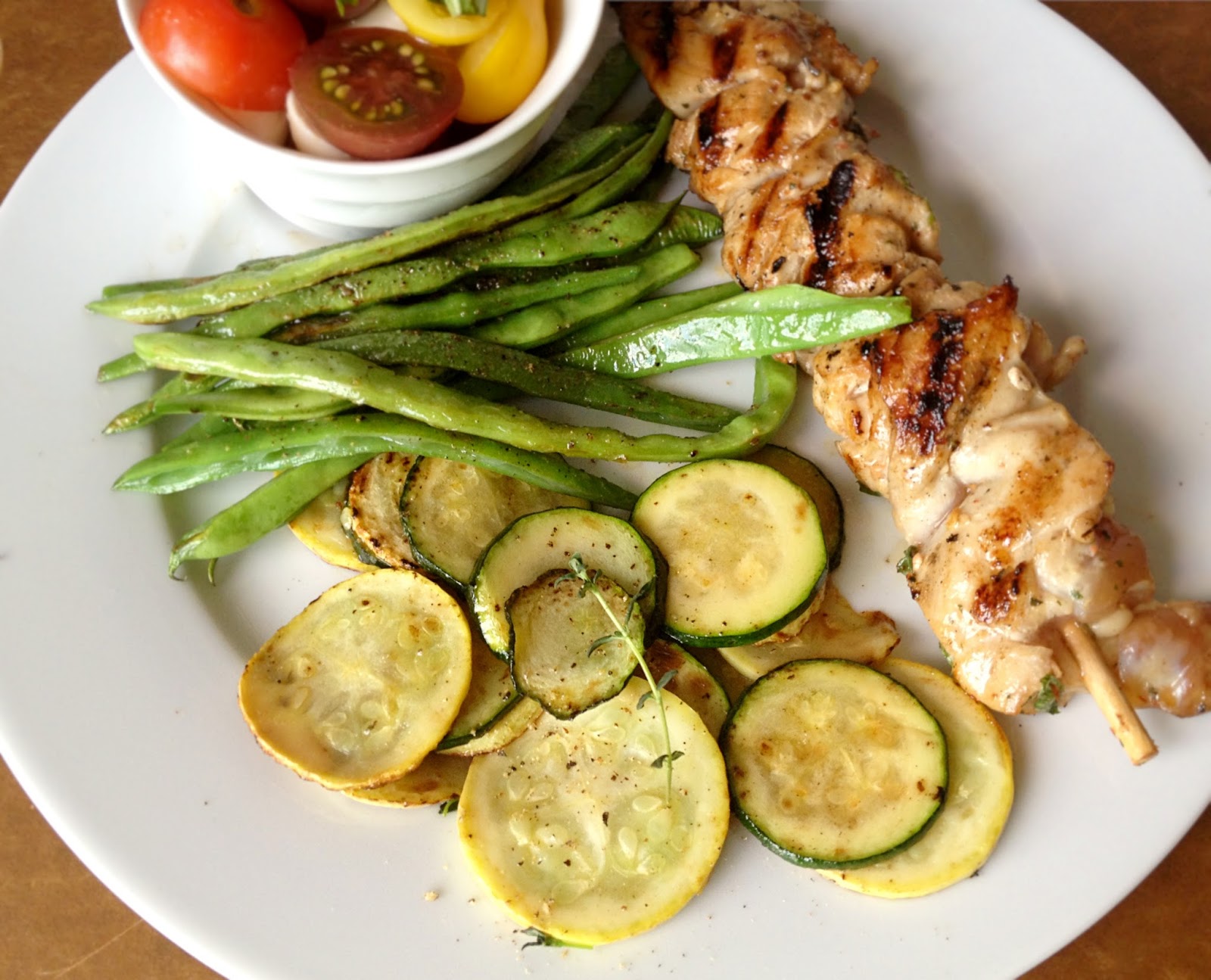 Summer Squash with Browned Butter and Thyme Caity