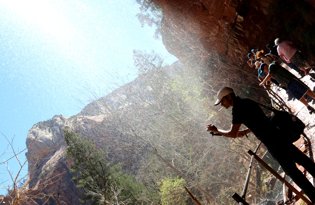A photo, A thought............ Place Spring break visit to Zion