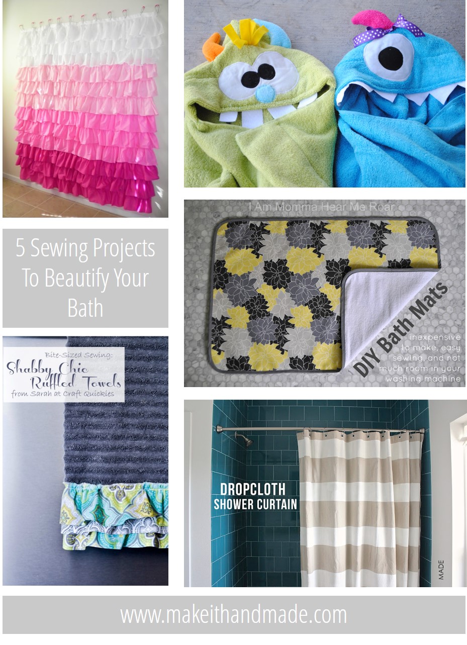 Make It Handmade 5 Sewing Projects to Beautify Your Bath