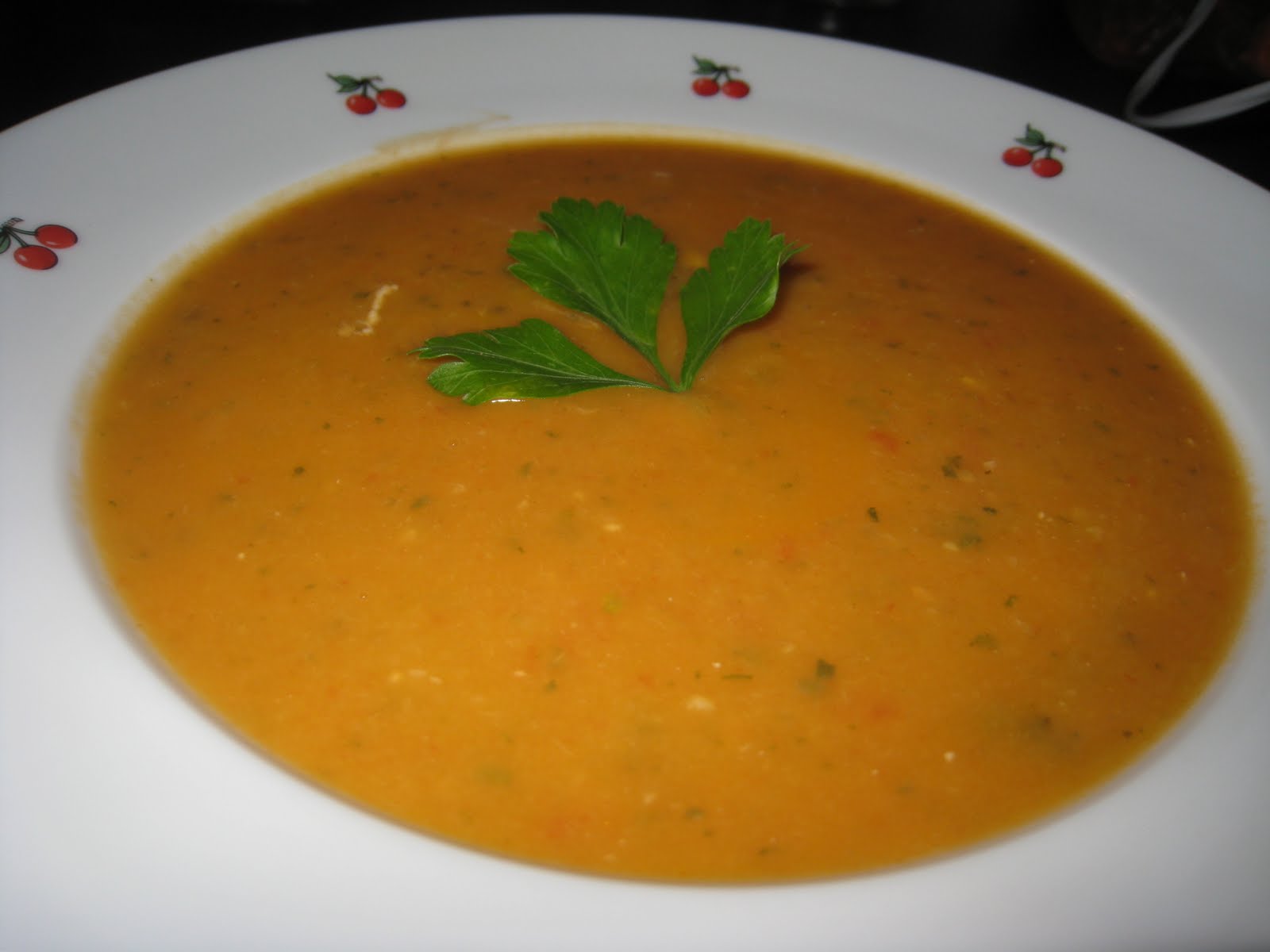 Creme de Curgete e Tomate