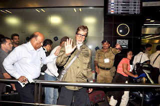 R Madhavan and Amitabh Bachchan snapped at the Airport