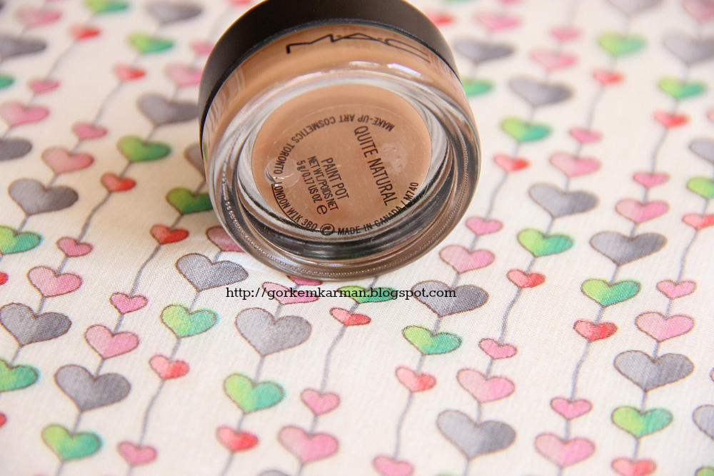 MAC Quite Natural Paint Pot Görkem Karman Abat