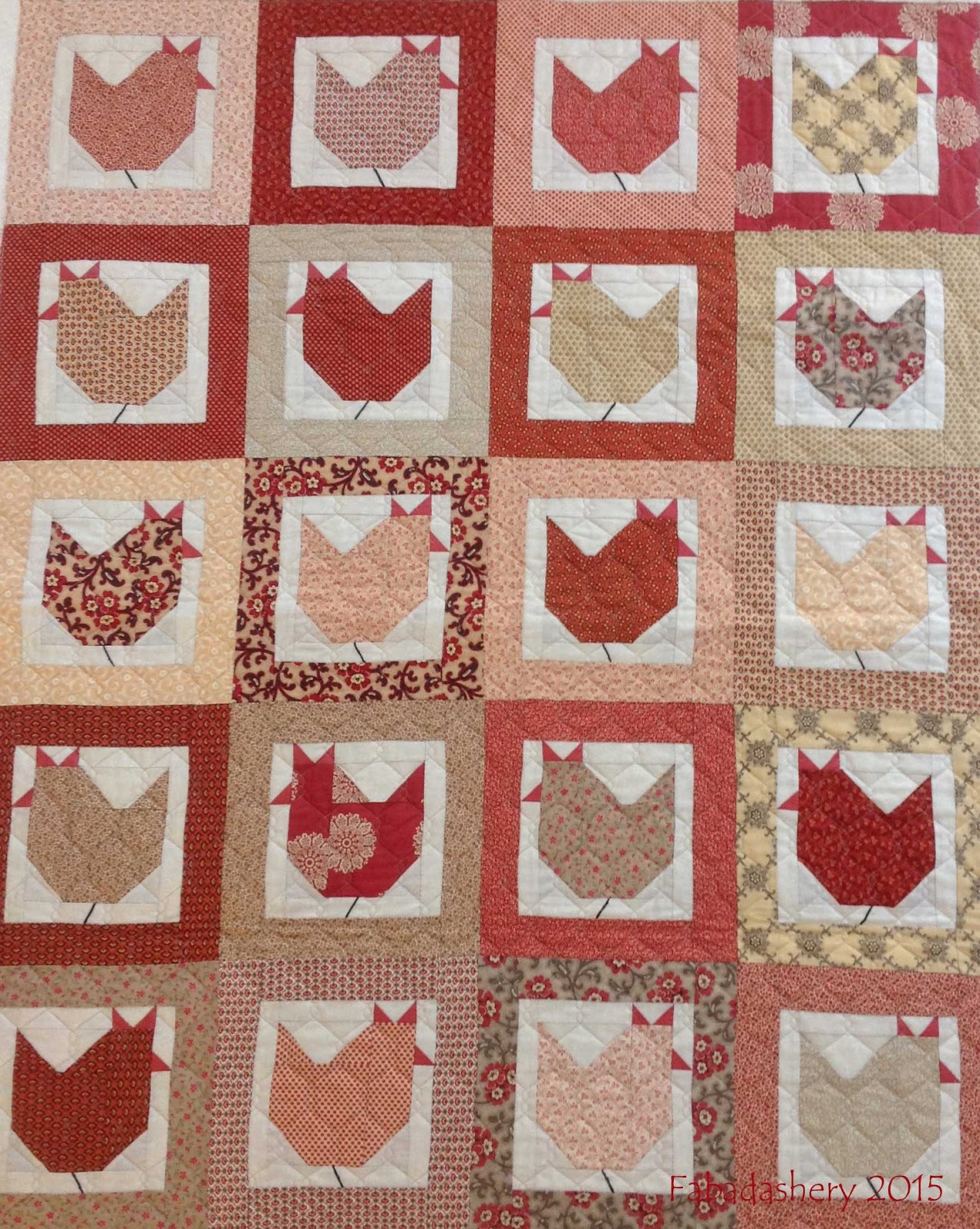 Fabadashery Longarm Quilting Hen Party Quilt
