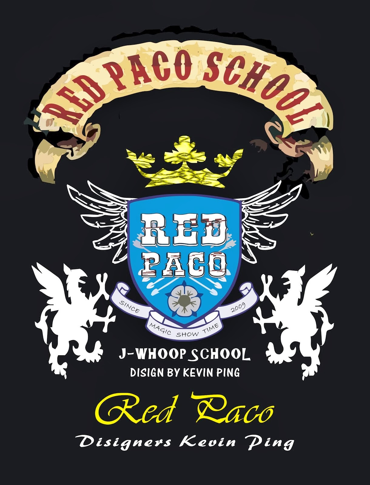 RED PACO MAGIC SCHOOL DISIGNERS KEVIN PING