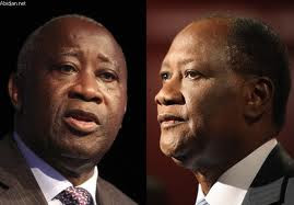 Laurent Gbagbo face a son adversaire