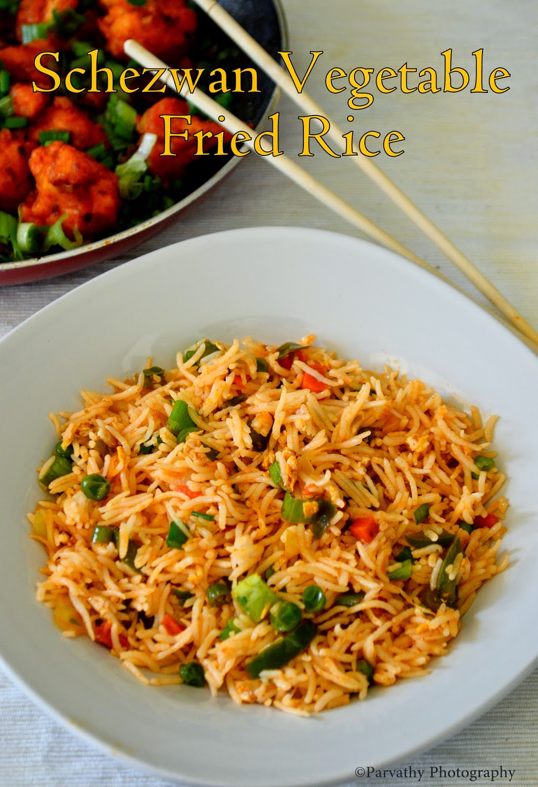 Paru's Kitchen How to make Schezwan Sauce Schezwan Vegetable Fried