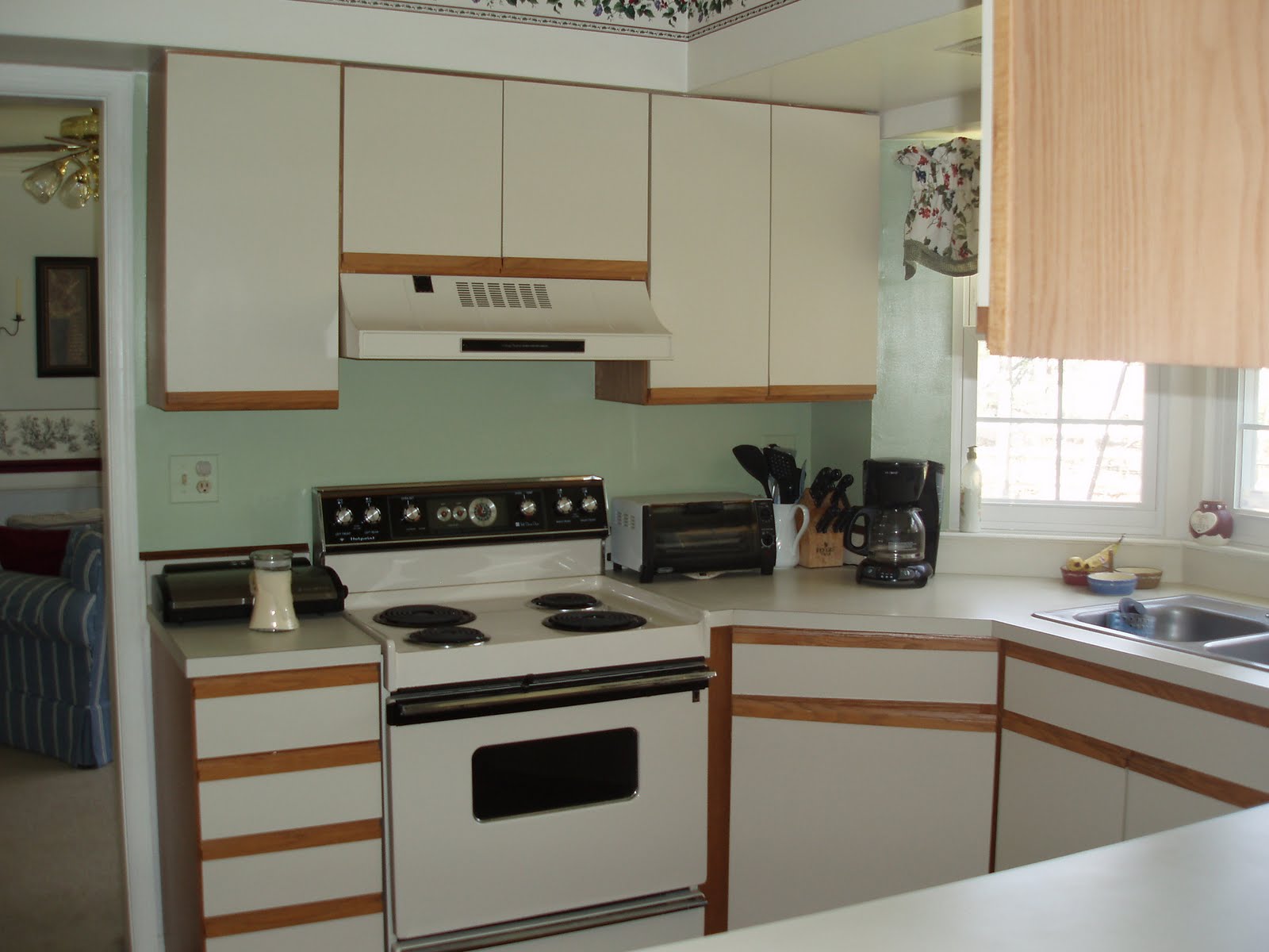 Redo kitchen cabinets diy Mint Green Kitchen Appliances