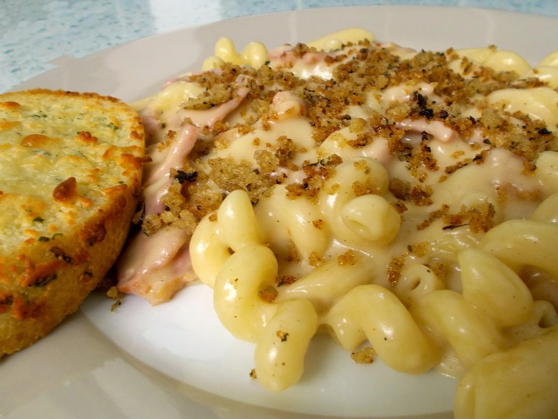 Jenny Eatwell's Rhubarb & Ginger Beer & bacon pasta cheese don't look if you're calorie counting!