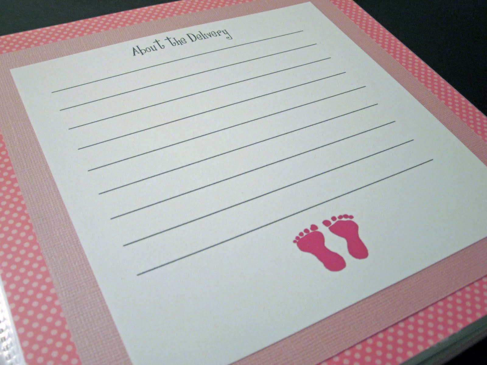 All In A Day DIY Baby Book