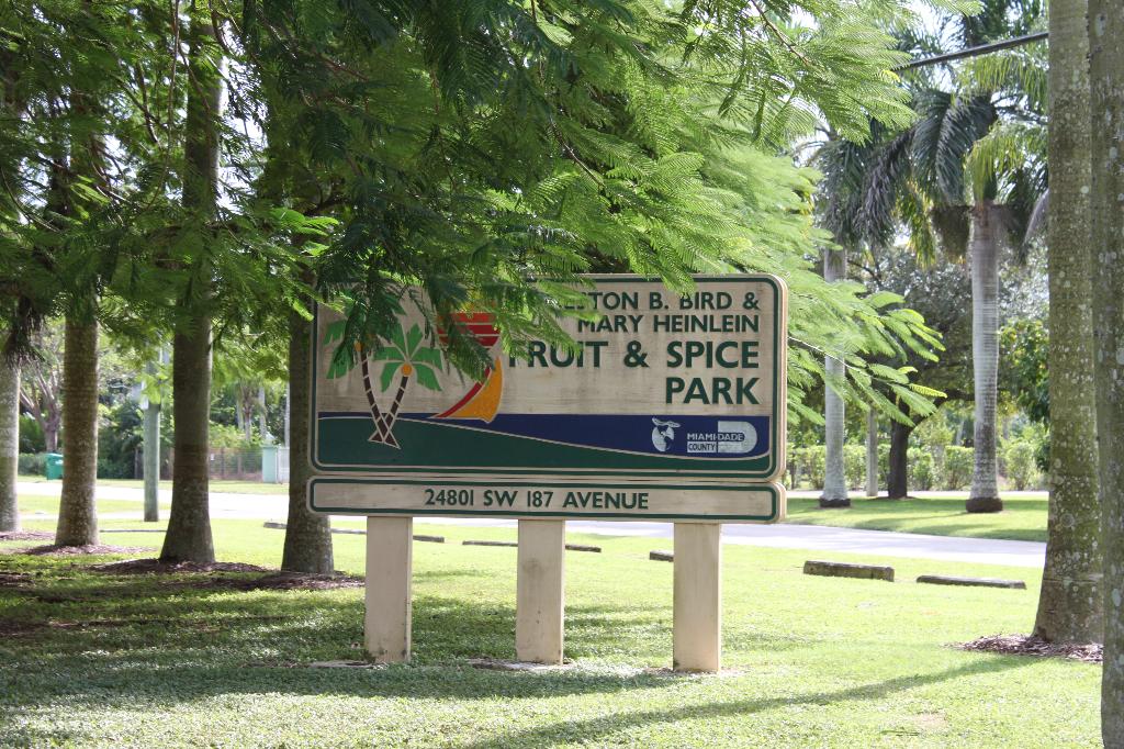 the gd kitchen miami's fruit and spice park!