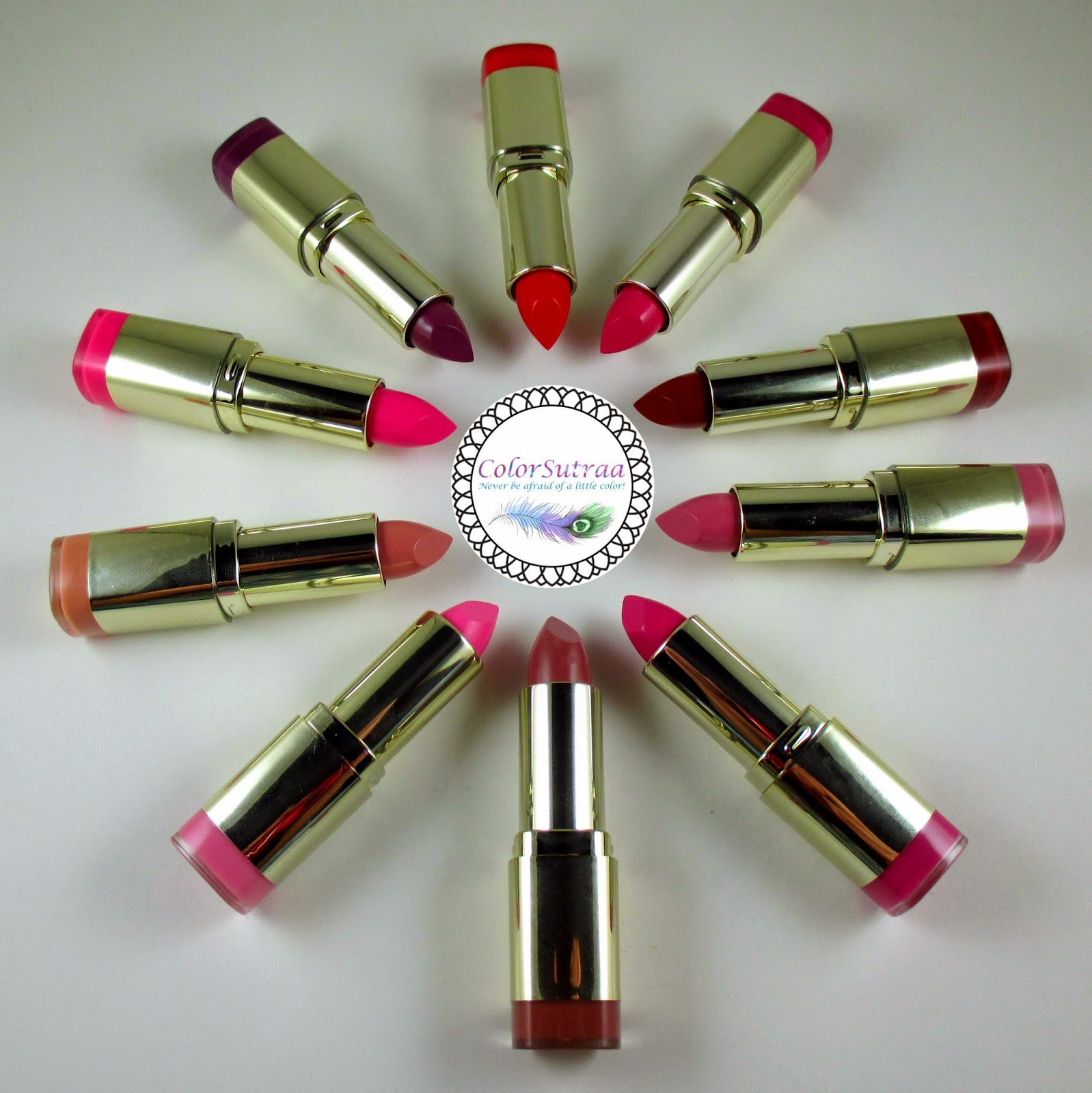 MILANI Color Statement Moisture Matte lipsticks for 2015 Swatches and