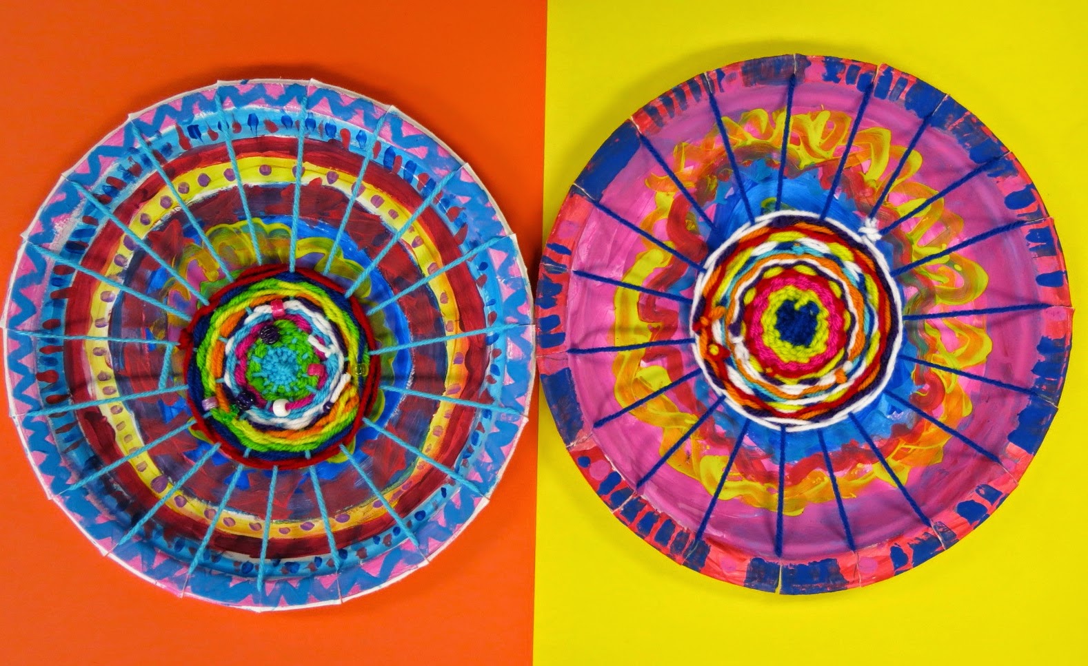 Cassie Stephens In the Art Room Circle Loom Weaving with Second Grade