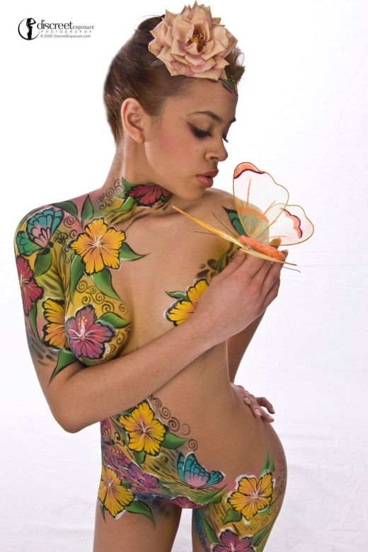 Drink body Painting with a Drink body Painting with a