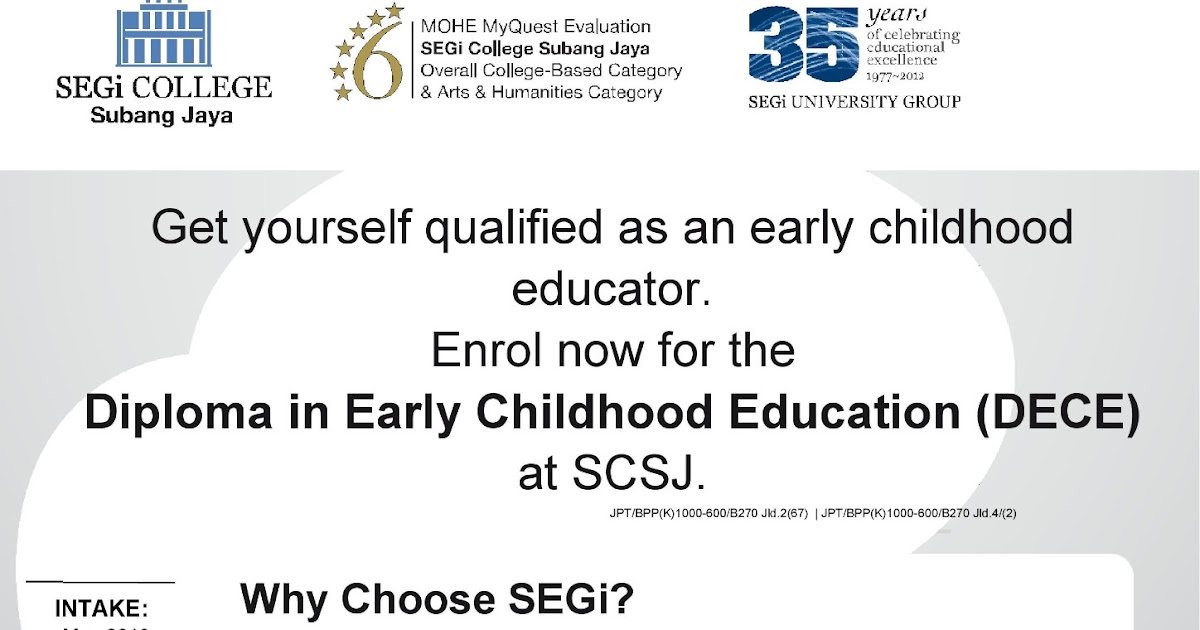 Diploma In Early Childhood Education daddydian