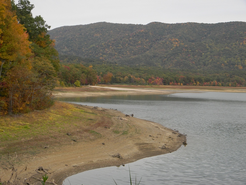 SWAC Girl Lake Moomaw in the Alleghany Mountains autumn 2011