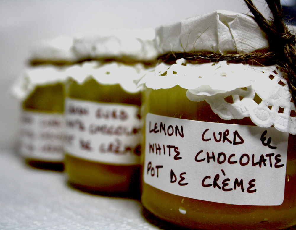 Lemon Curd and White Chocolate Pot de Crème STOVETOP DANCING