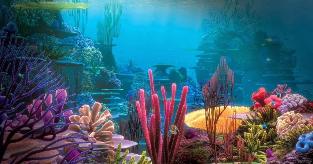 Mewarnai Gambar Pemandangan Bawah Laut