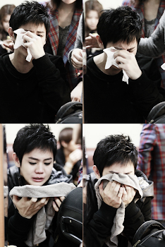 Why is he crying? aww, pity him :(