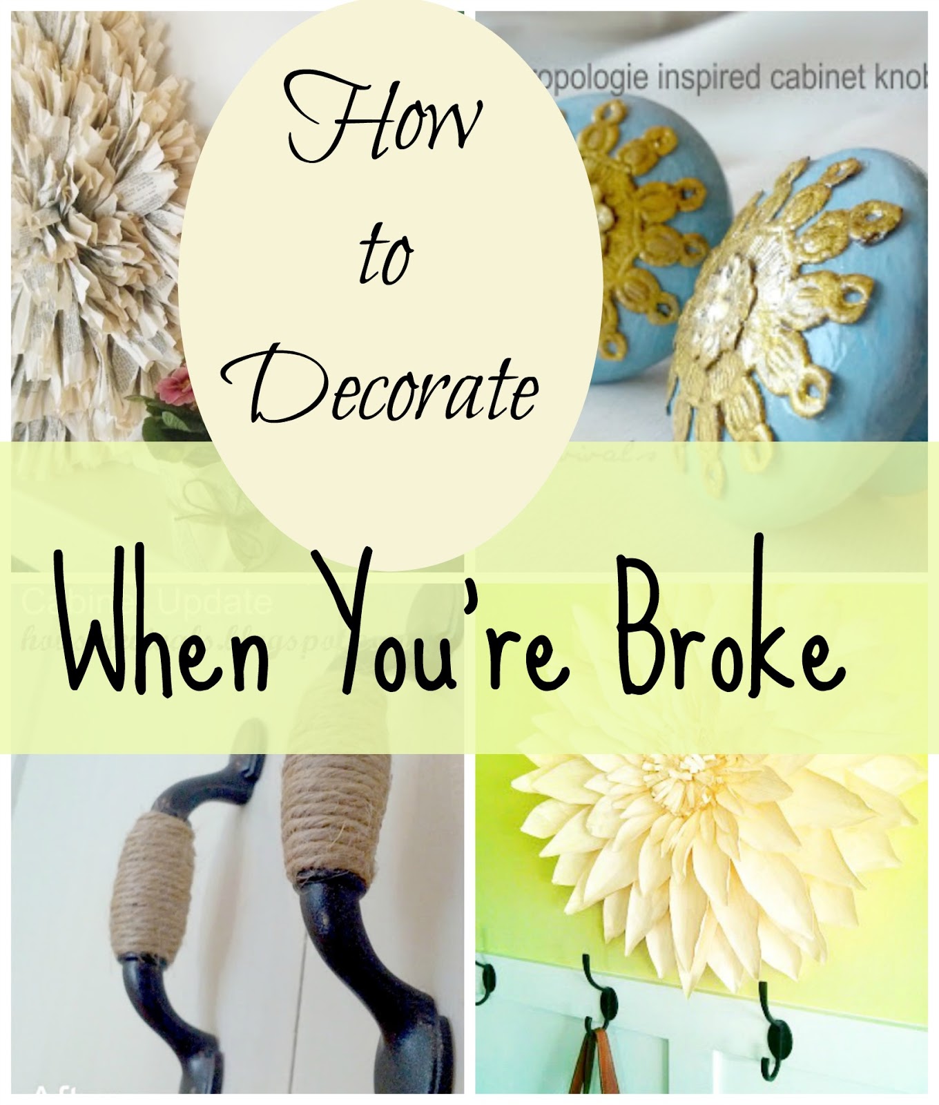 How to Decorate When You're Broke