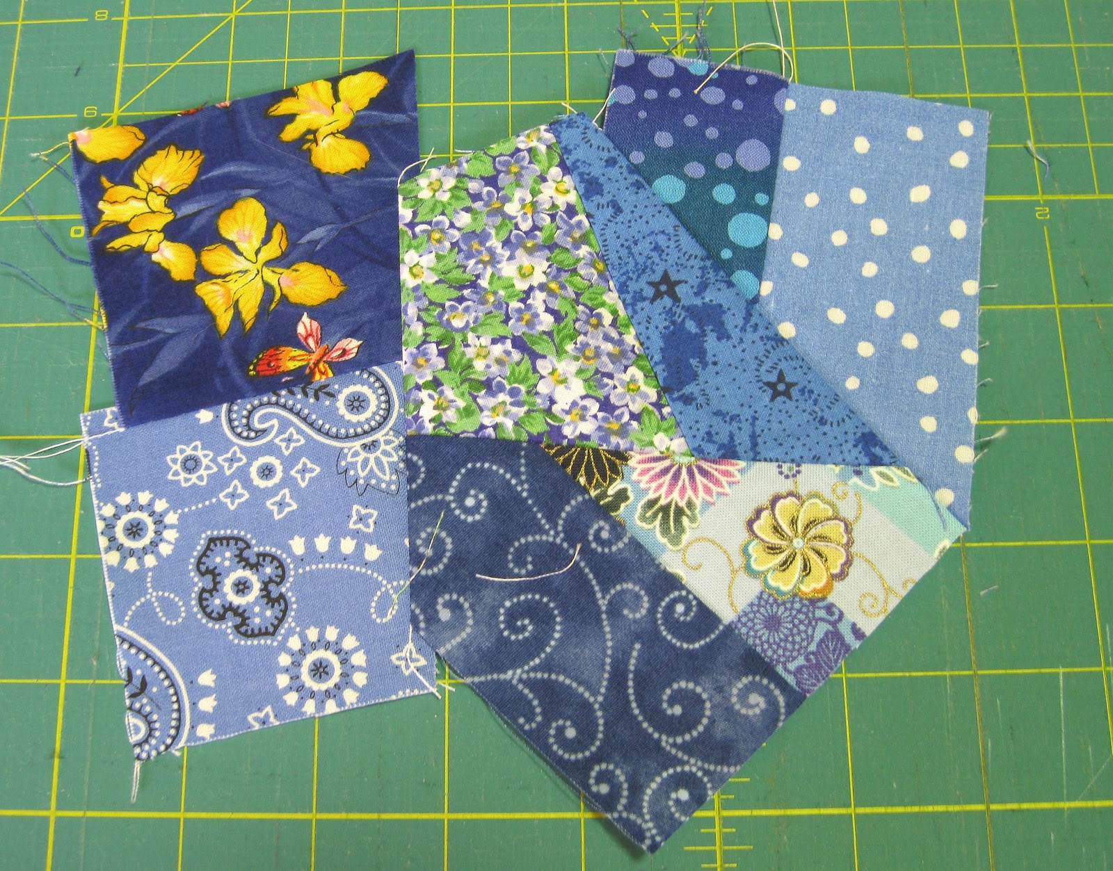 Leslie's Art and Sew Scrappy Fabric Bracelet Tutorial