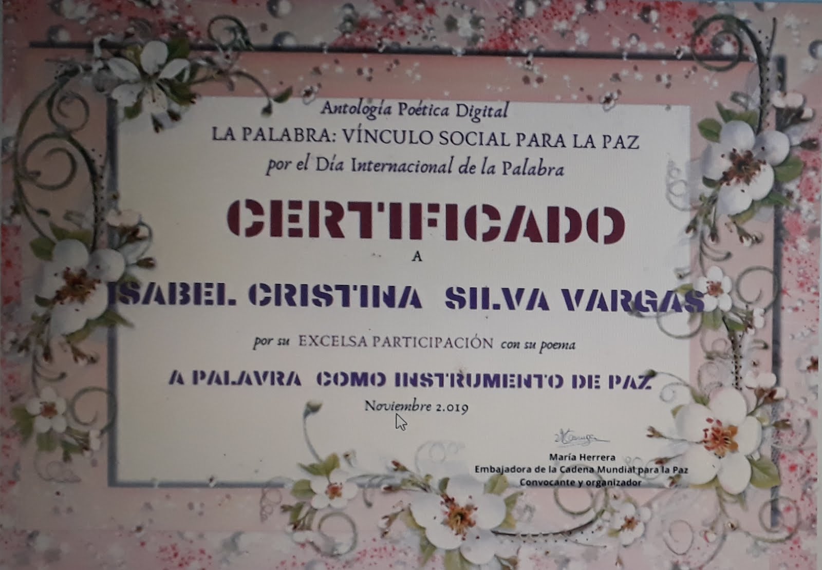 CERTIFICADO DE PARTICIPAÇÃO