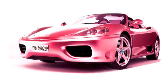 A Pink Ferrari