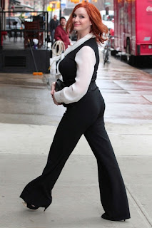 Christina Hendricks At The NYSE Christina Hendricks At The NYSE