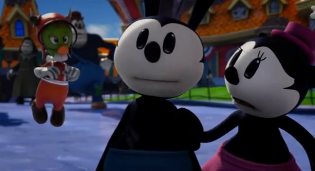 Disney Epic Mickey 2 The Power of 2 Gus the Gremlin, Oswald the Lucky Rabbit, and Ortensia,