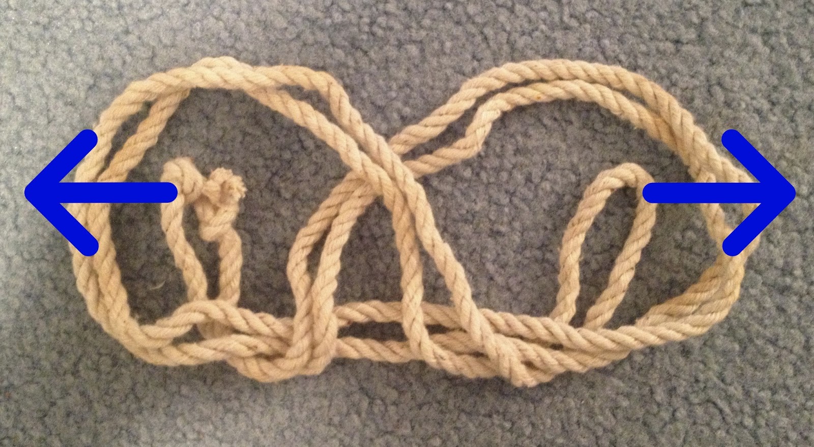 Cobalt Collective Rope Knot Necklace