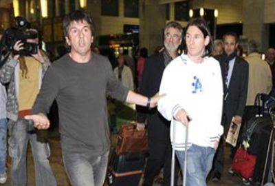 messi padre y messi hijo