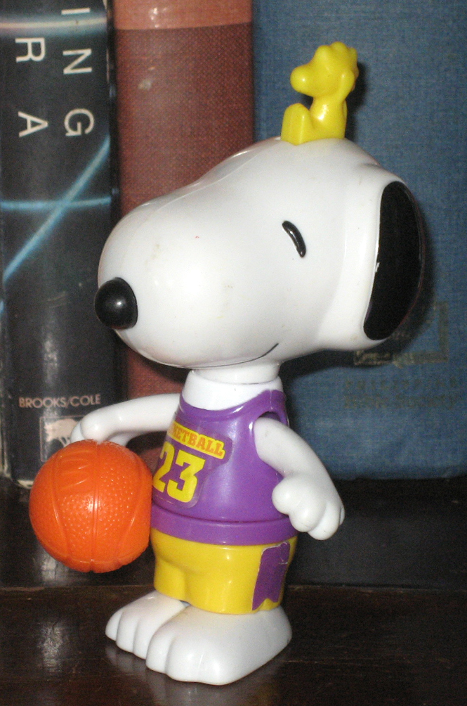 Percy's Fast Food Toy Stories Basketball Snoopy McD