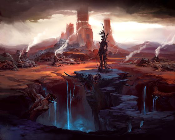 Veronique Meignaud ilustrações arte conceitual mundos de fantasia