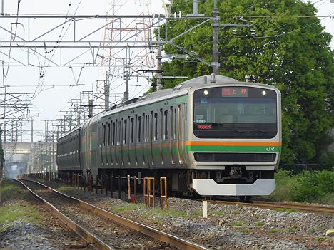 快速ラビット　上野行き　E231系