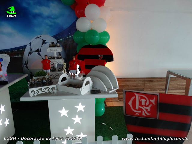 Tema Futebol - Decoração provençal simples - Detalhes imagem 01 Decoração provençal tema Futebol para festa infantil