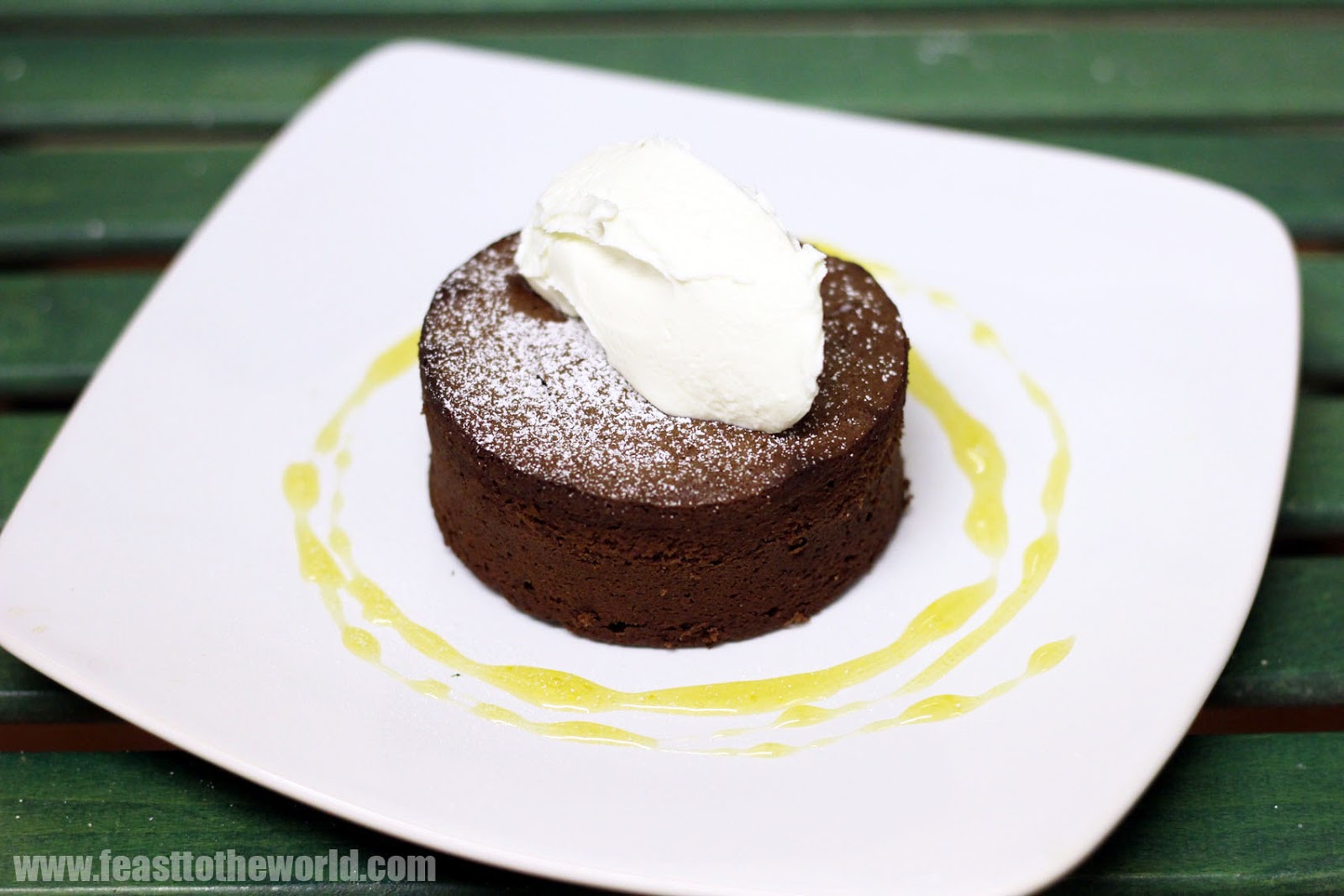 FEAST to the world My Easy Chocolate Fondant with Spiced Orange Sauce