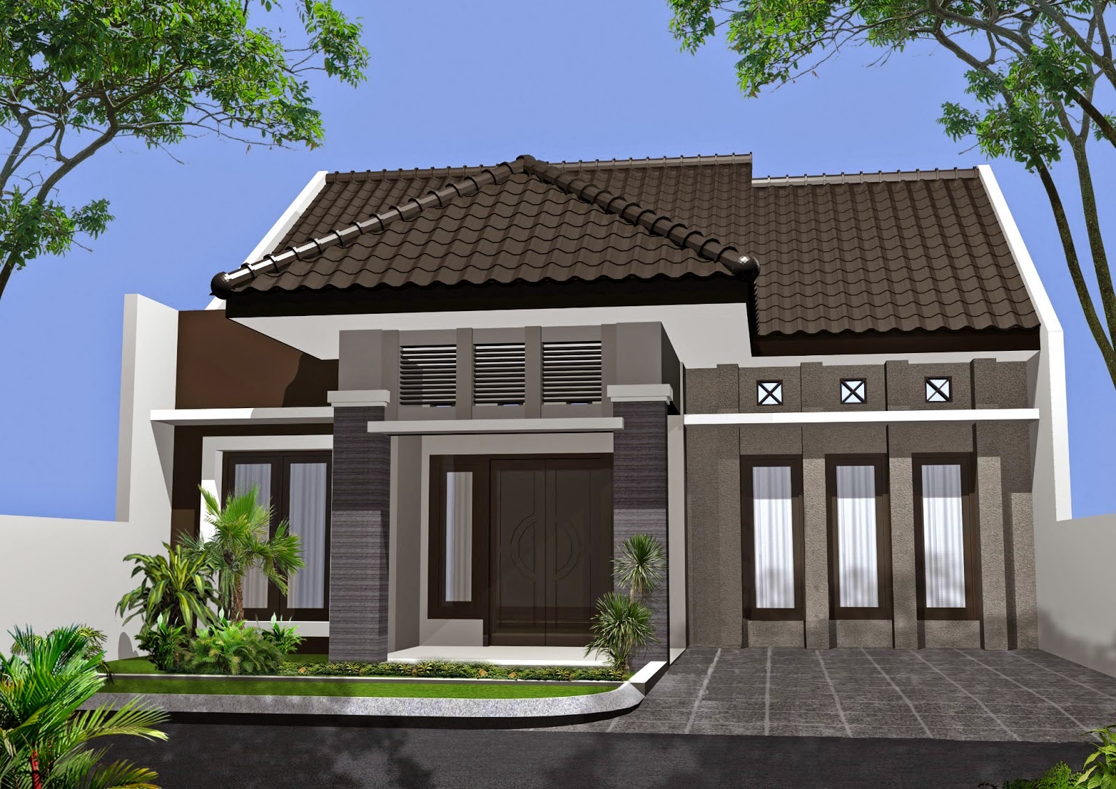 Contoh Model Rumah Minimalis Type 45 Terbaru