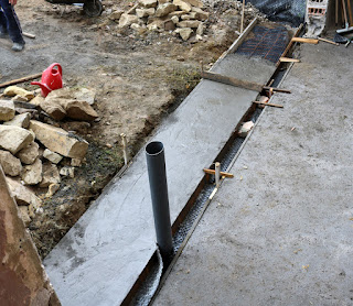 Nearly completed the cement pouring on this new slab Nearly completed the cement pouring on this new slab