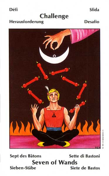 Tarot de Barbara Walker: Siete de Copas