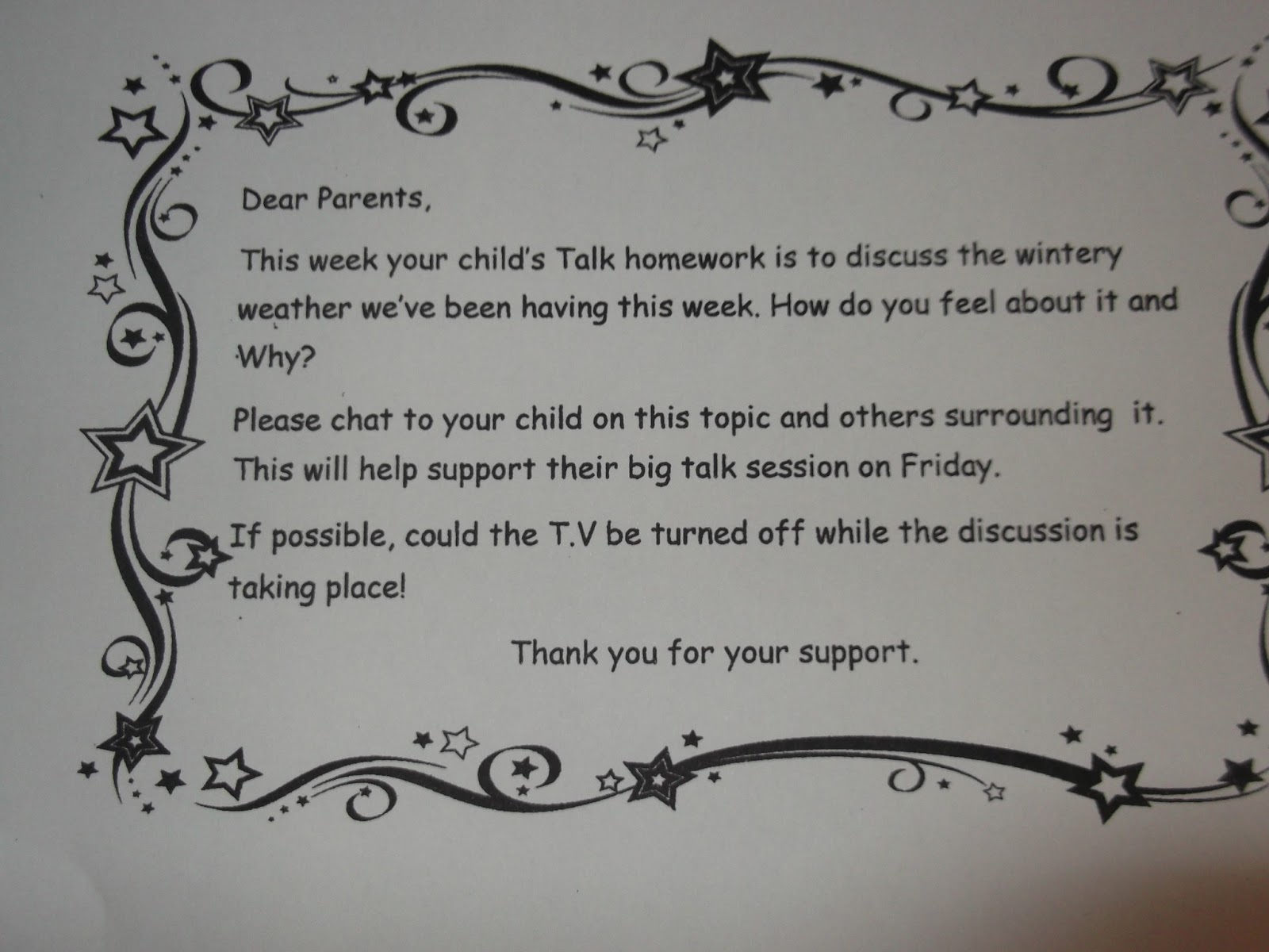 Big writing talk homework ideas 07 image